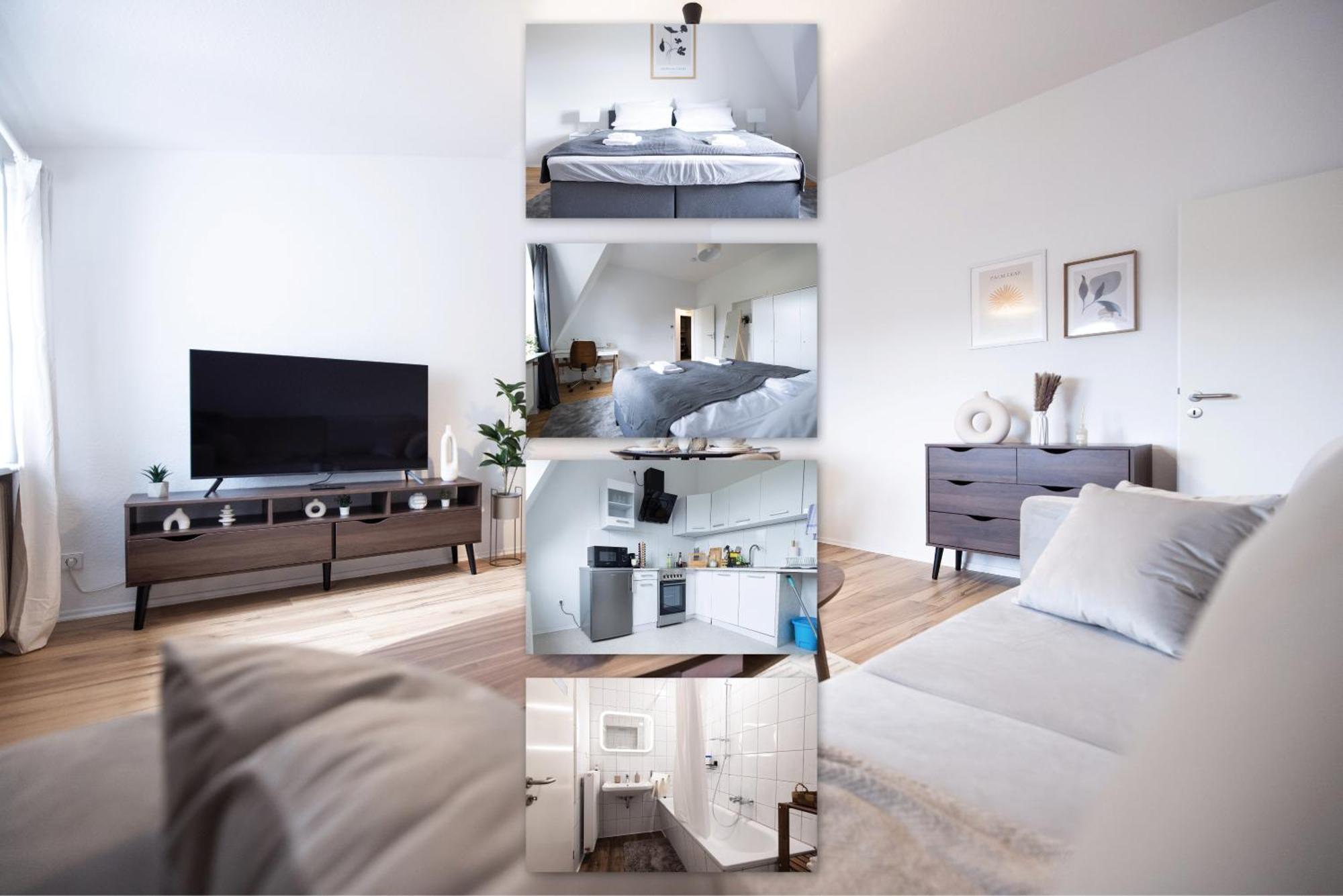 Superior! Nespresso - Kueche - Prime - Parkplatz Apartment Дуйсбург Екстериор снимка
